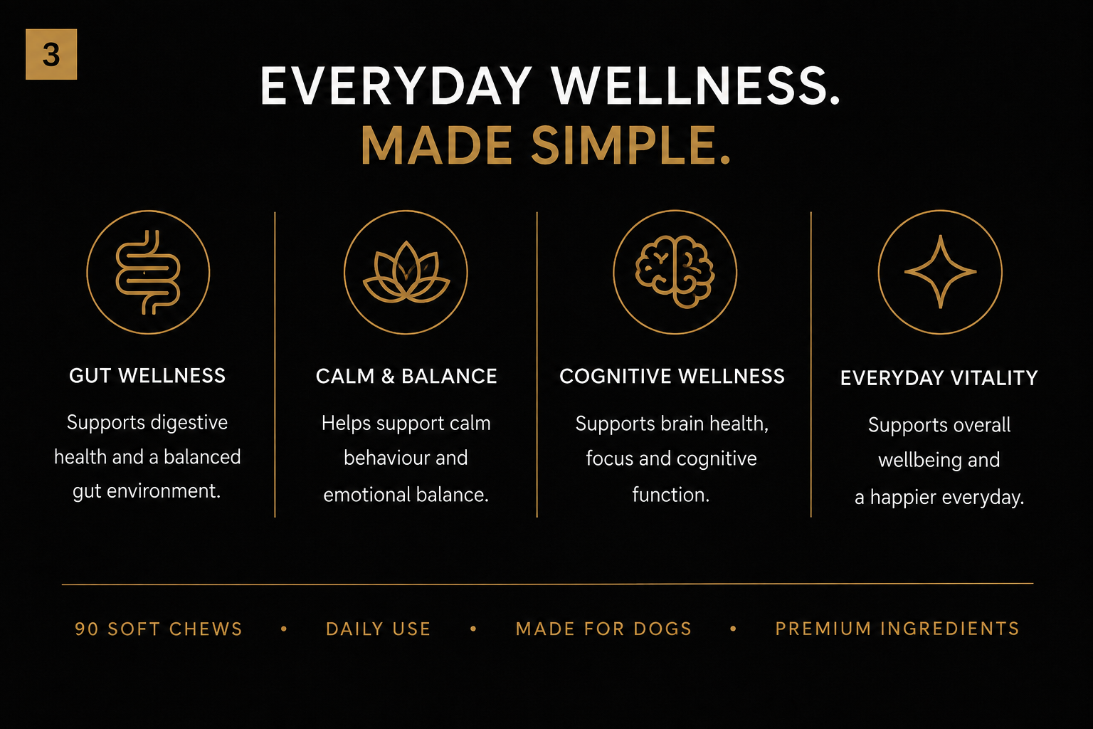 THRIVE - Daily Wellness Soft Chews for Dogs