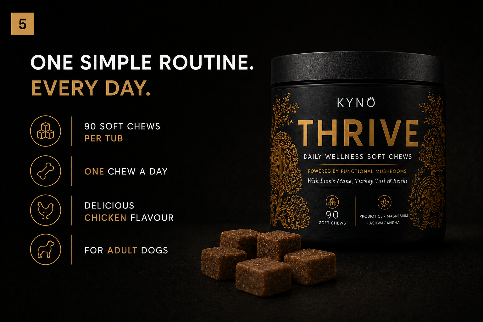 THRIVE - Daily Wellness Soft Chews for Dogs